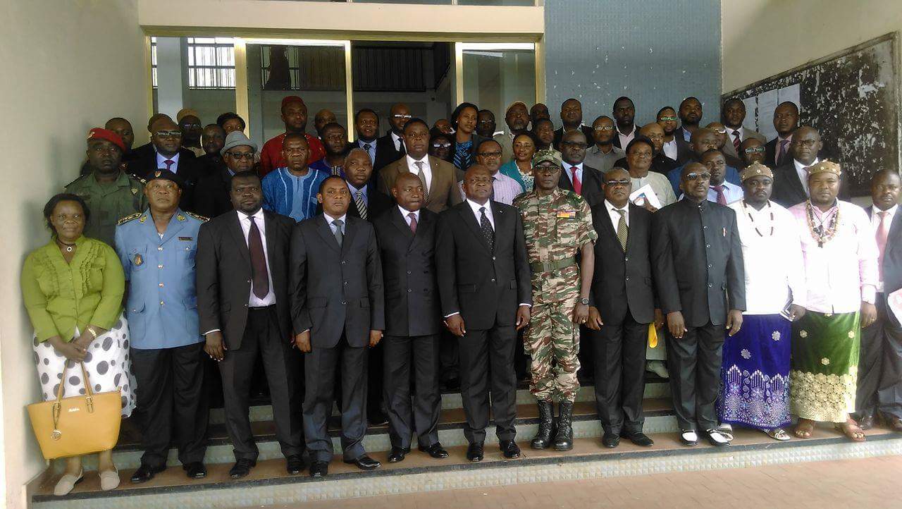 Members of the local organising committee for AFCON 2019 in Limbe and Buea