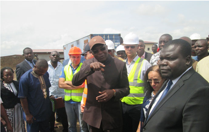 Minister Mbwentchou instructs Alliance Construction to deliver the Buea low cost housing project by September 30, 2018