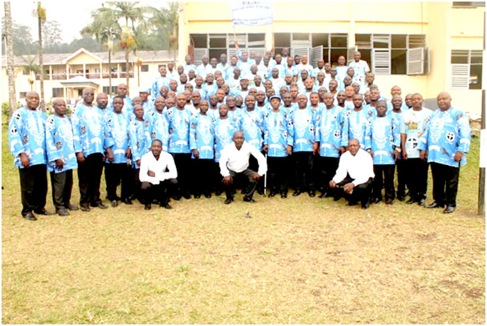 Members of CMF Molyko pose shortly after election