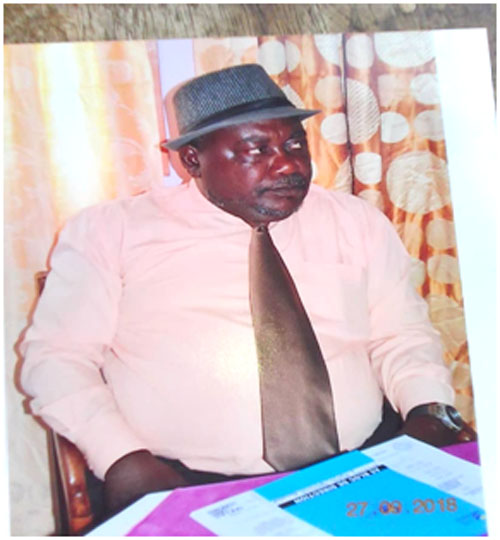 President of DISAWOFA Gabriel Mbene Vefong