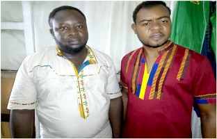Ngalim Felix SaFeh and Mancho Bibixy Tse, detained activists of the Coffin Revolution