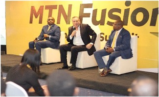 CEO (m) Rep from Johannesburg and GM MTN at the session