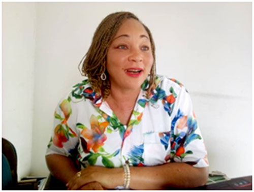 Madam Mbasse Marie Therese speaking to The SUN in her office