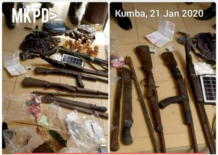 ‘Ammunitions’ recovered from kidnappers